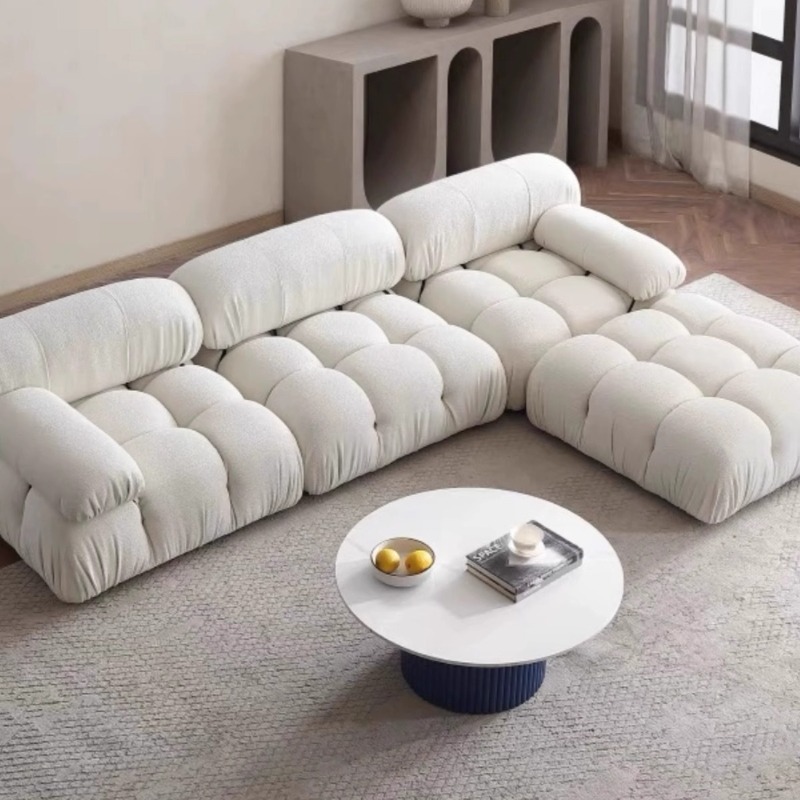快適なイタリアのソファ多機能カスタマイズクッションオフィスソファフロア北欧 Muebles パラハビタシオン家具