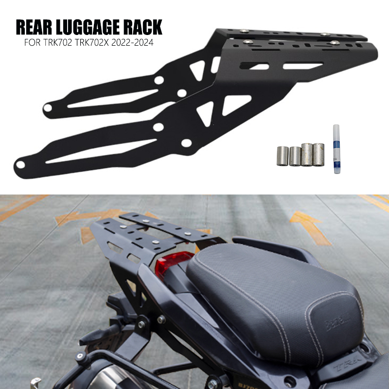 リア荷物ラックトップケースブラケット貨物ラックベネリ TRK702 TRK702X TRK 702 × 702X 2022 2023 2024 オートバイアクセサリー