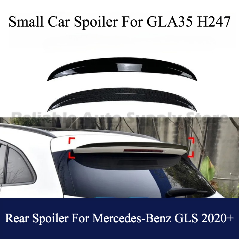 車の改造部品車のスポイラーメルセデス GLA クラス H247 GLA180 200 GLA35 2020 AMG リアスポイラールーフウイング耐久性のある光沢のある