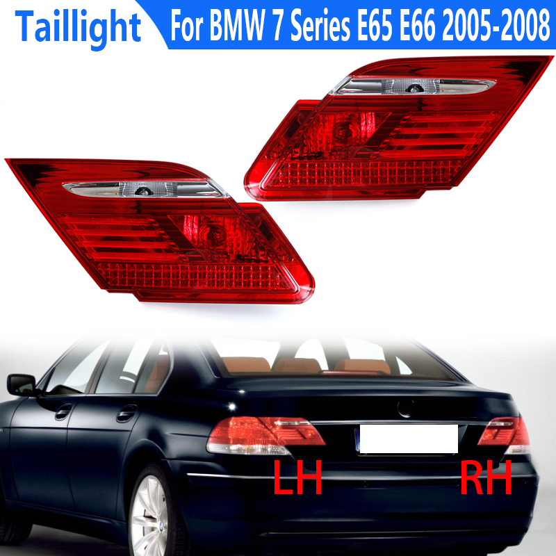 車のテールライト BMW 7 シリーズ E65 E66 2005 2006 2007 2008 LED リアインナーランプテールライトランプ 63216938517 63216938518 車のスタイリング