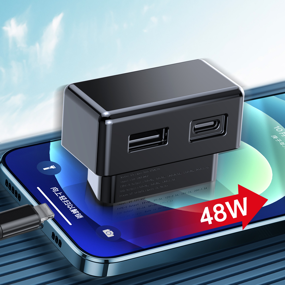 YZ テスラモデル X S 3 Y ハイランドジュニパー OBD 急速充電器 USB と Type-C デュアルポート 48 ワット変換プラグキットカーアクセサリー