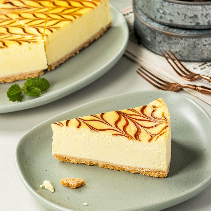 卸売カスタマイズされたフローズン チーズ ケーキ クリーム付きすぐに食べられる洋風デザート ティー ブレーク ホット セール