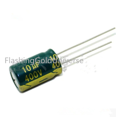 100 個-500 個 400V10UF 10UF 400V 電解コンデンサボリューム 10*17 10*13 最高品質の新しいオリジナ