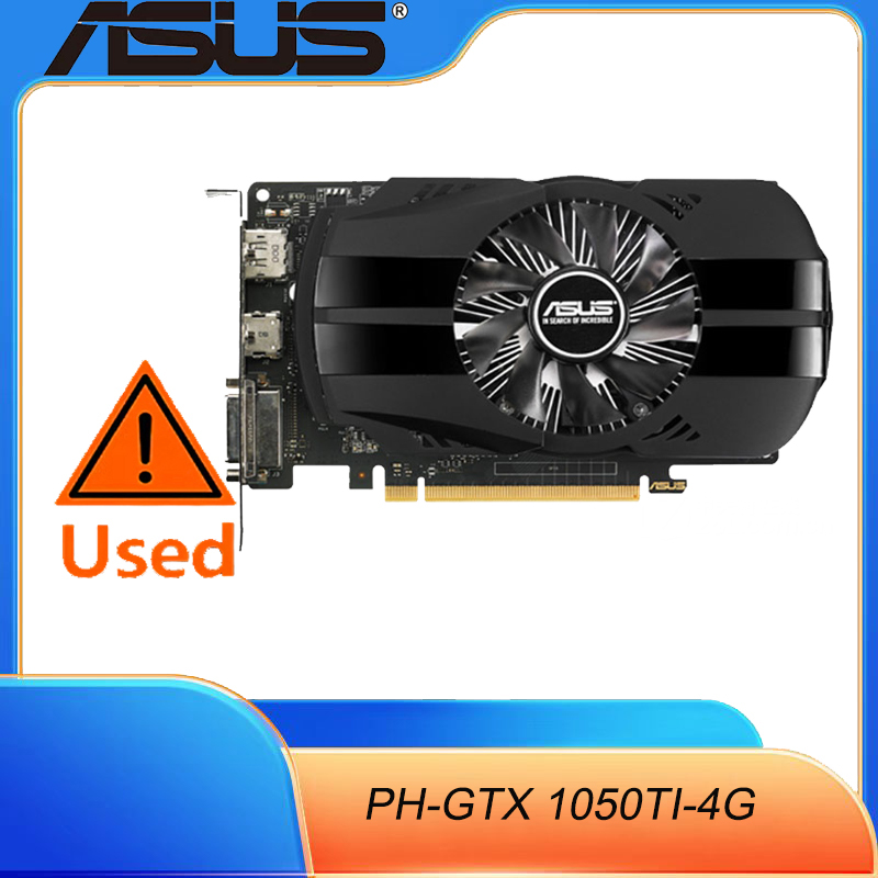 ASUS PH-GTX1050TI-4G GeForce GTX 1050 Ti 4GB GDDR5 グラフィックカード