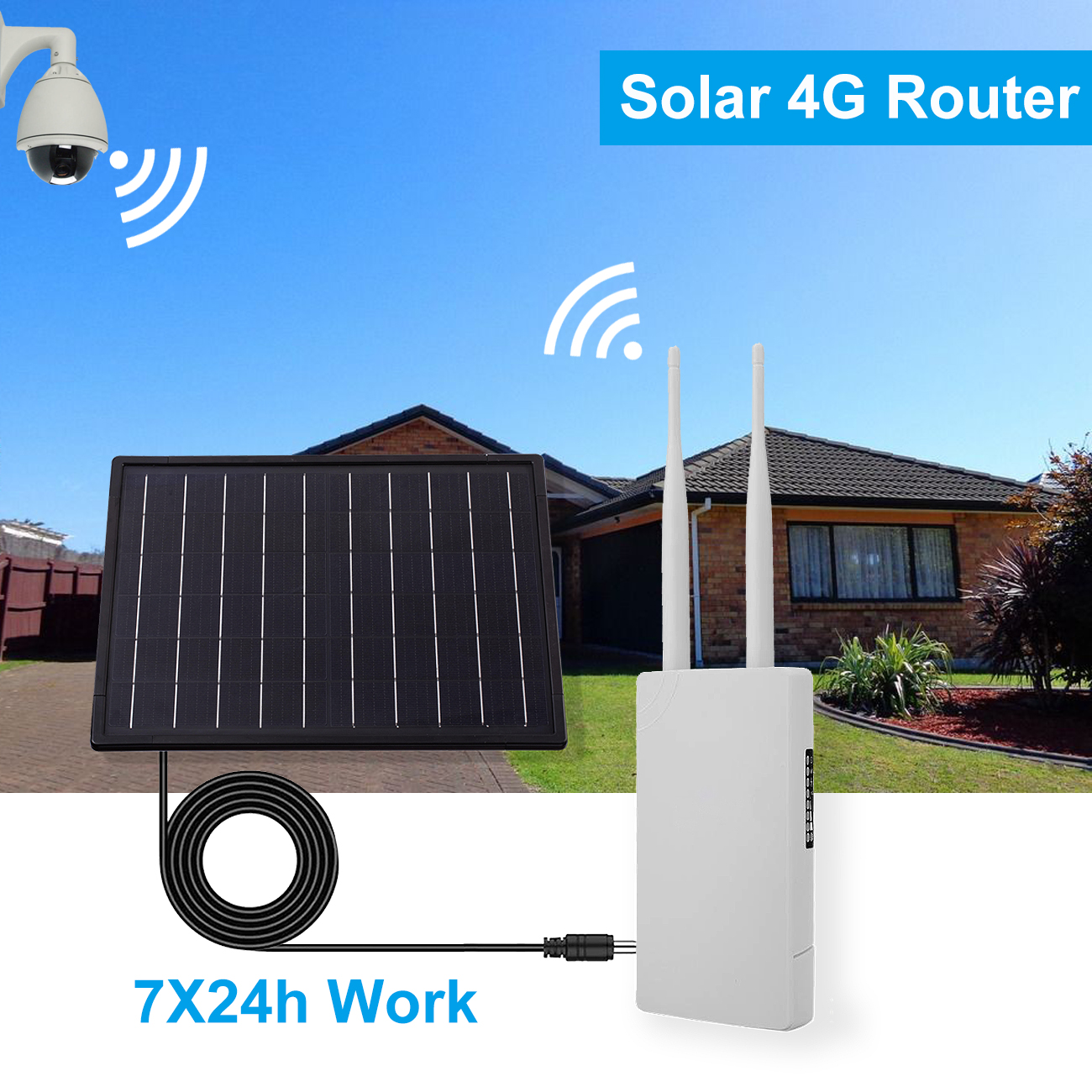 4 グラムルーター wifi ワイヤレス屋外 18650 バッテリー太陽光発電 3 グラム GSM Sim カード 12V1A カメラホームセキュリティシステムワイヤレス AP ブリッジ