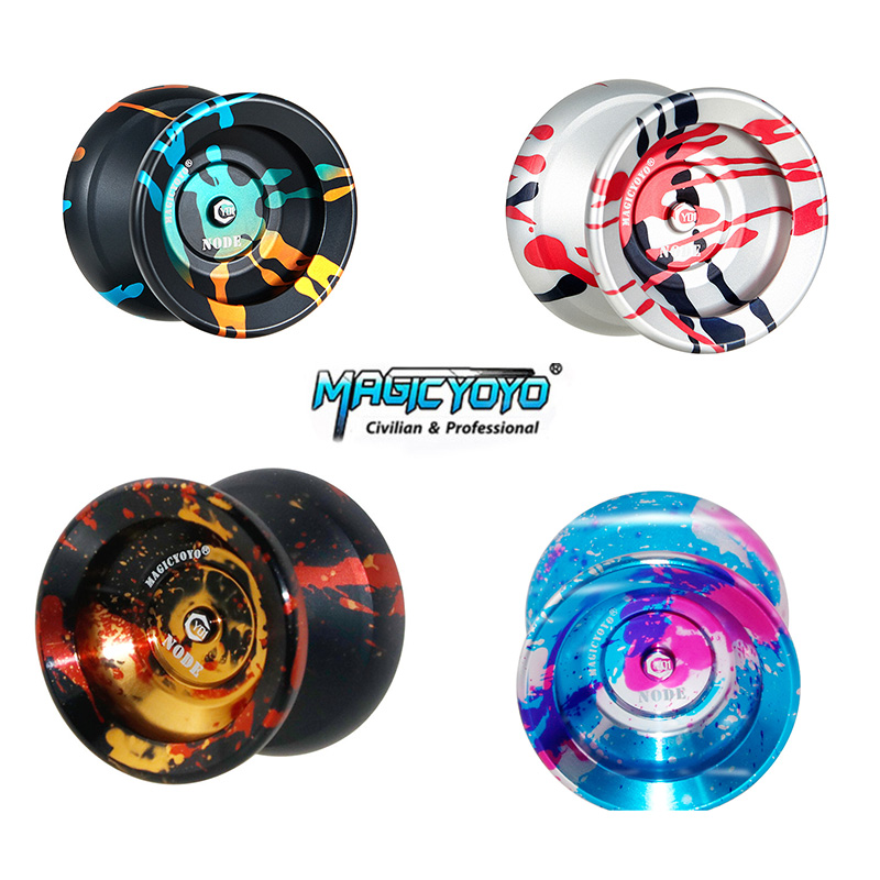 オリジナル MAGICYOYO Y01-NODE クラシック子供用おもちゃ落下しにくい操作が簡単なヨーヨー、純粋なポリエステル品質のロープ付き