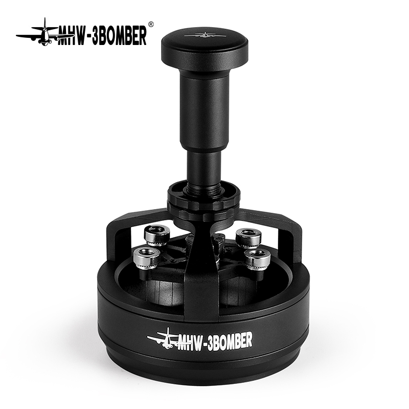 MHW-3BOMBER 58mm エスプレッソ分配 WDT ツール、バリスタ用磁気ベース付き調整可能なコーヒー撹拌分配ツール