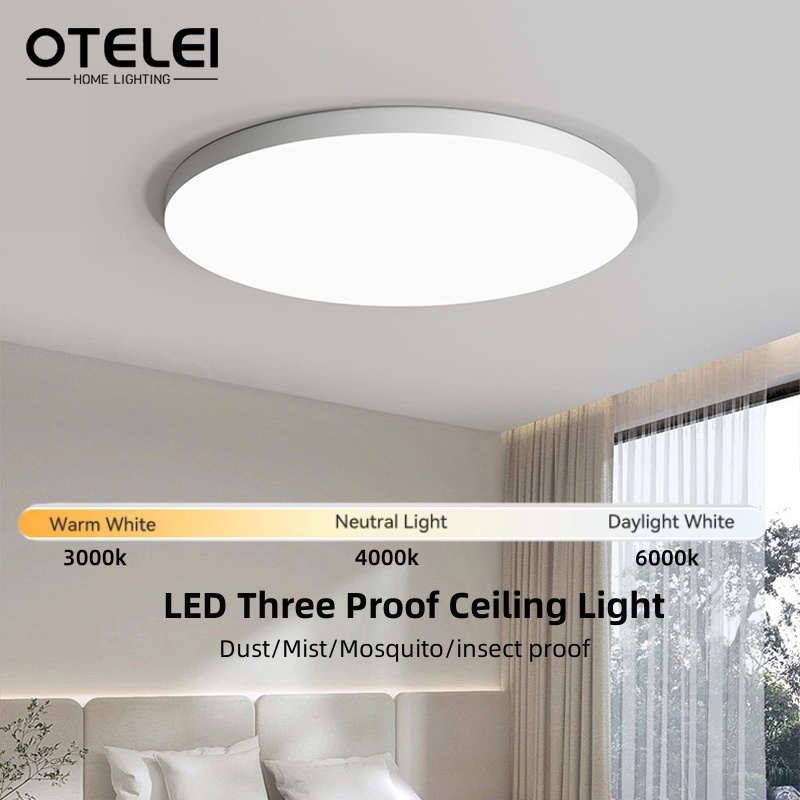 現代の LED シーリングライト防水防塵 3 プルーフライトキッチン寝室バスルームリビングルーム屋内ホーム天井ランプ
