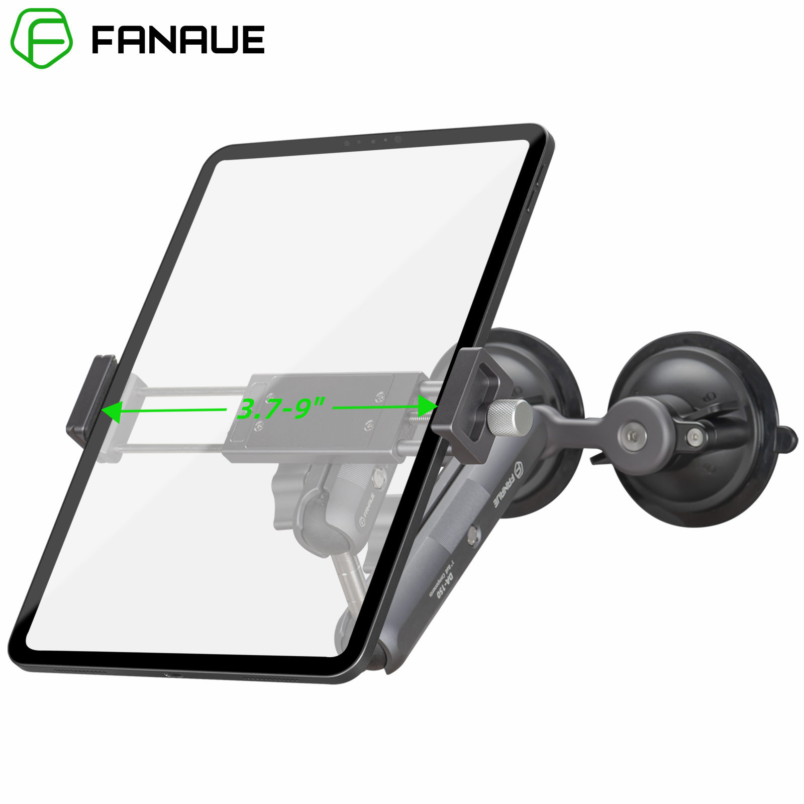FANAUE 車用タブレットホルダー吸盤マウント 1 インチボールサポート付きタブレット車両フロントガラス RAM マウント用