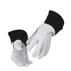 High-Quality Women's Vintage Winter Leather Welding Gloves - Durable, Safe, and Eco-Friendly, Suitable for Industrial and Mechanical Applications