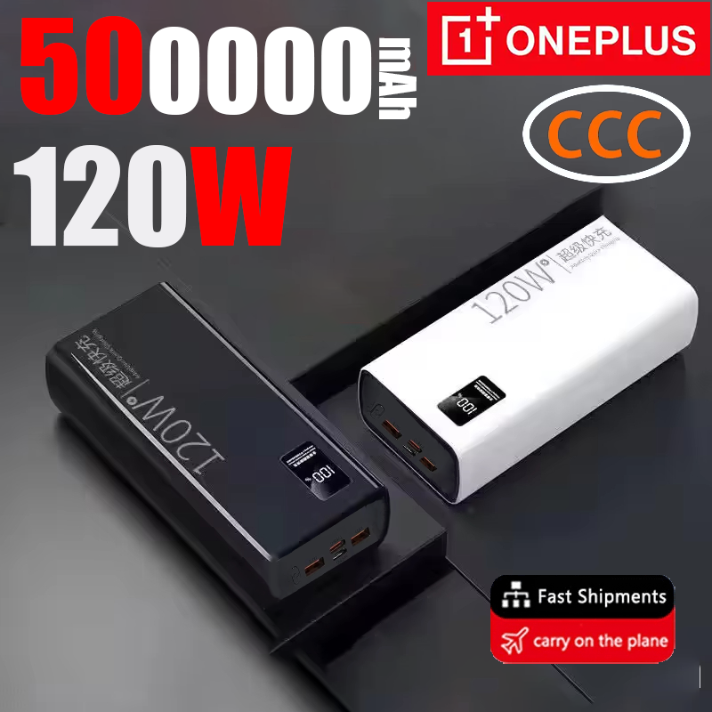 Oneplus 120W CCC Certification Fast Charging 200000mAh 3C Power Bank High Capacity Powerbank Portable Battery Charger For Iphone
