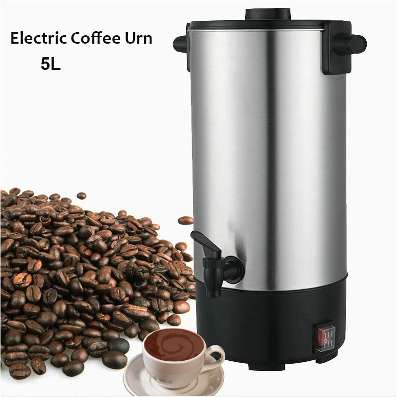 5L ステンレス鋼早出しコーヒー壺 110 V/220 V 電熱バケツ茶飲料ミルキーティーディスペンサー