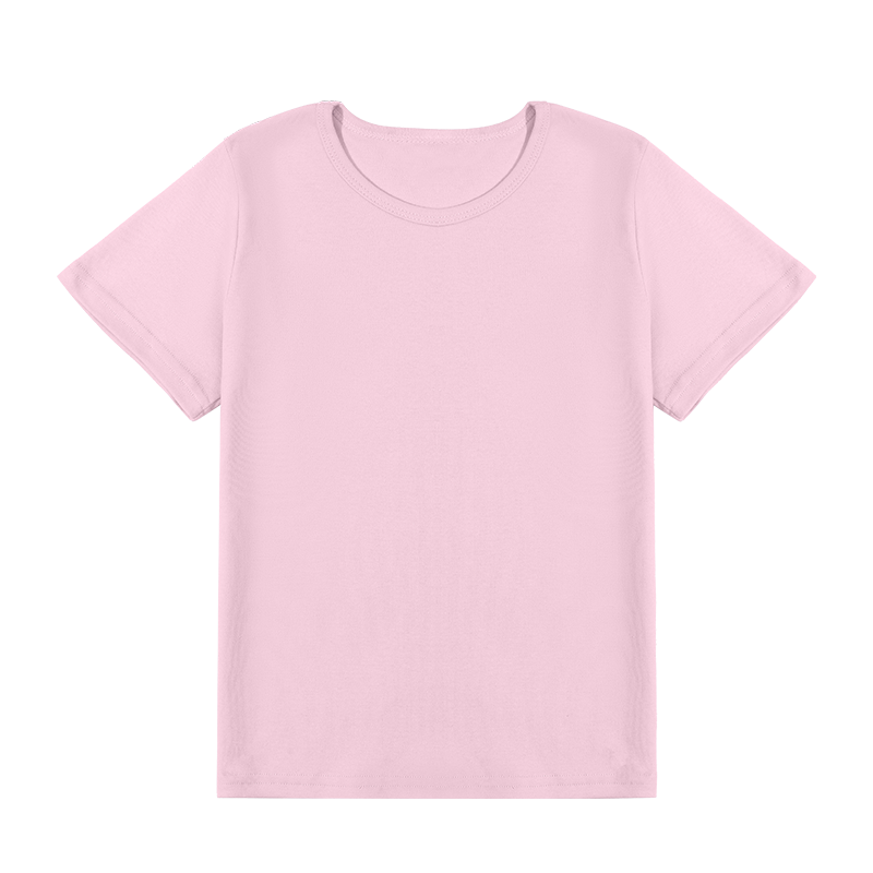 綿 100% ソリッドカラーカジュアルスタイルキッズ半袖 Tシャツ男の子と女の子白半袖サマートップス赤ちゃん用