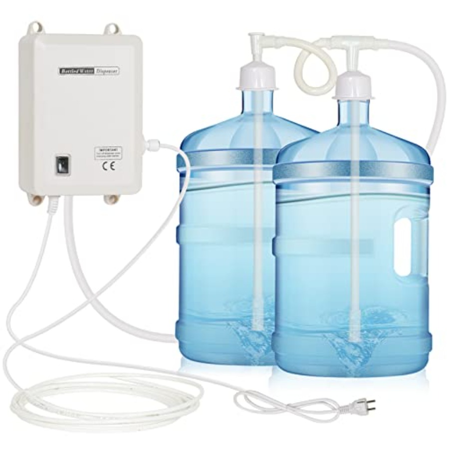 ダブル入口付きボトル水分配システム 5 ガロン水差しポンプ 5 ガロン電気ウォーターディスペンサー自動冷蔵庫