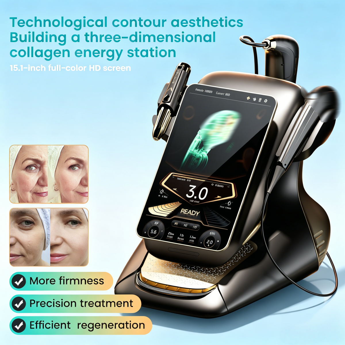 360MAX 25D HIFU 3 1 多機能美容機器非侵襲性アンチエイジングフェイスリフティングネックファーミングボディシェイピング痩身