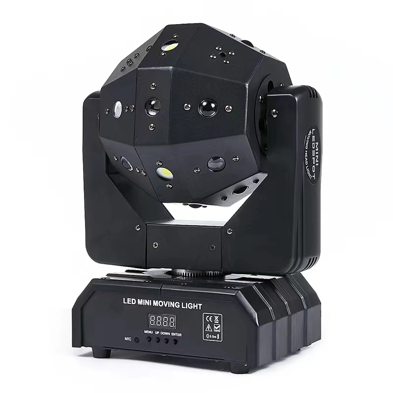 プロフェッショナル DJ ディスコボールライト LED ビームレーザーストロボ 3in1 可動ヘッド 360 ° 照明 DMXparty パフォーマンスステージライト用