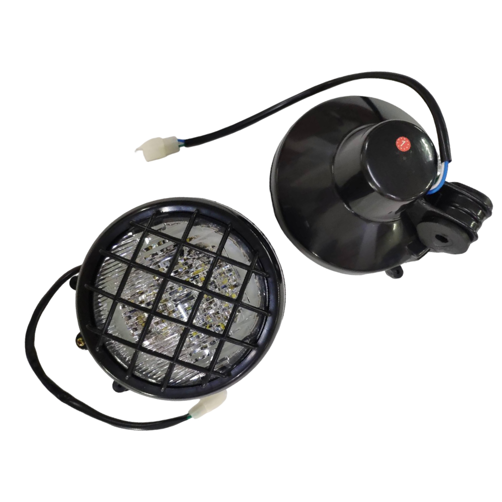 2 個ヤマハバンシーウォリアー 350 ウルヴァリンビッグベアコディアック 1987-2006 LED オートバイヘッドライト