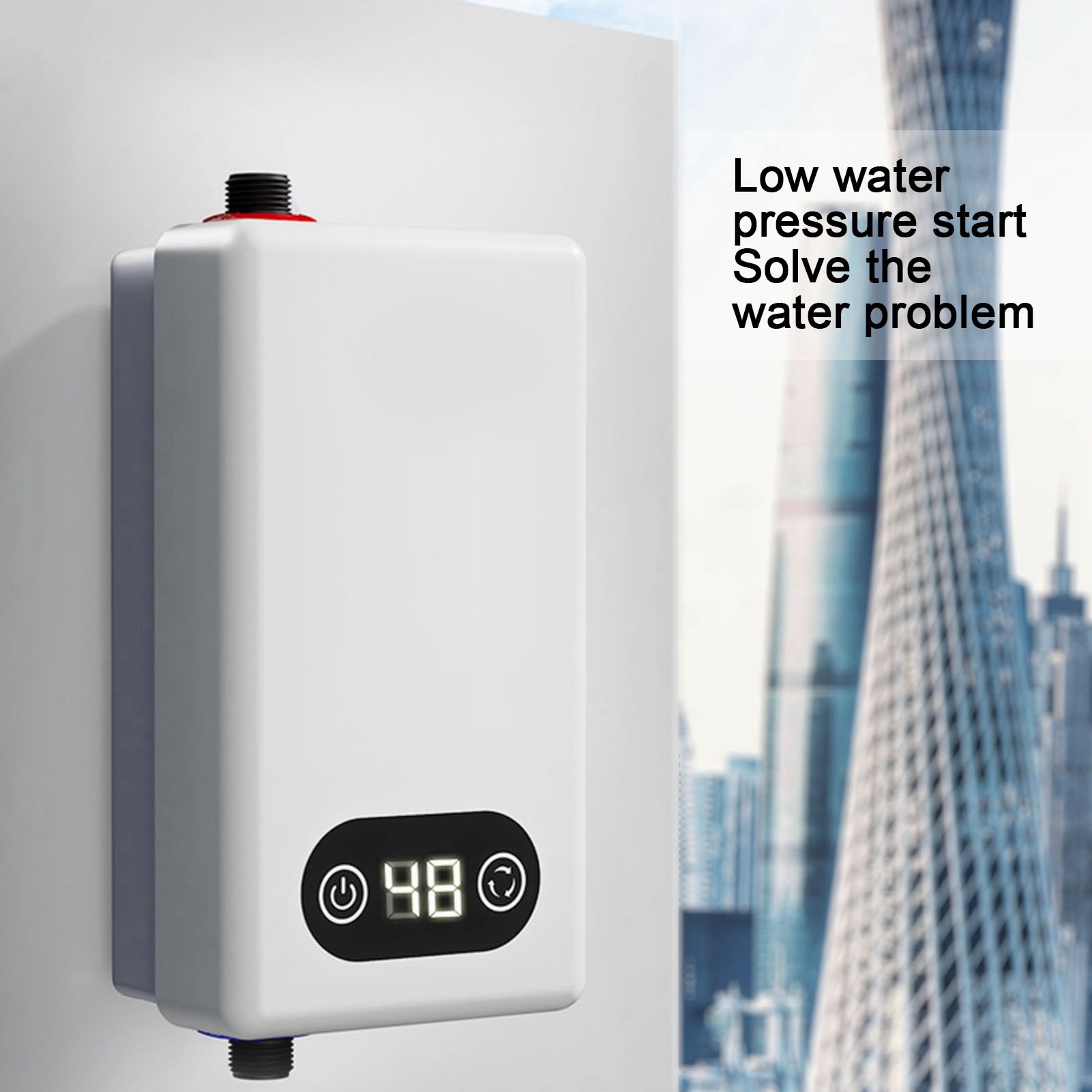 メモリ機能付き瞬間電気温水器周波数変換恒温給湯機 220V 3400 W