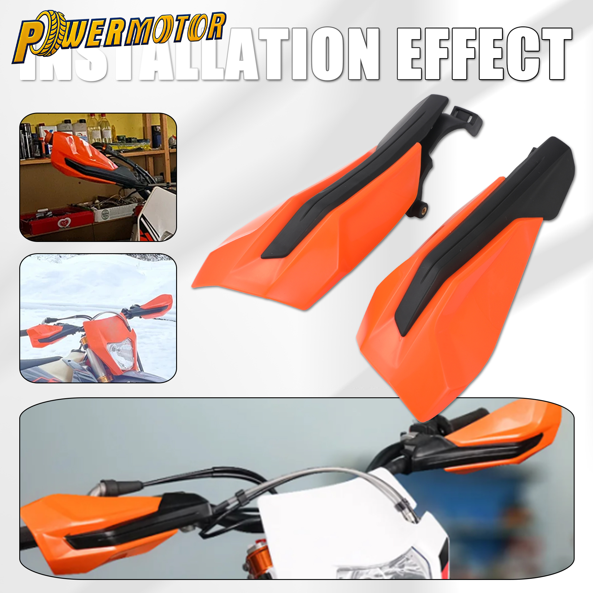 オートバイハンドガードハンドプロテクター KTM XC SX SXF XCF EXCF XCW 50-500 モトクロスクロスハンドルバーハンドガードアクセサリー
