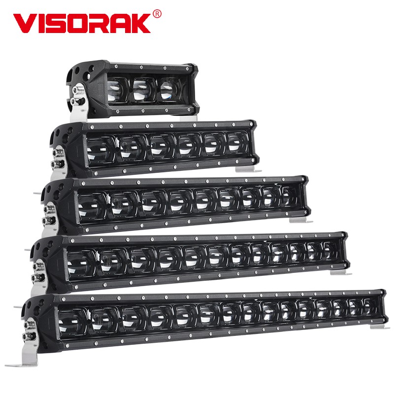 9D レンズフラッドビーム LED ワークライトバーオフロード 4x4 バンパー LED 運転スポットライト SUV 車のトラック ATV 屋根 LED 作業ランプ