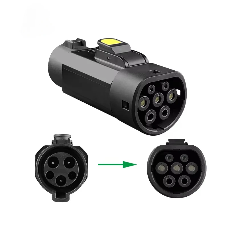 タイプ 1 - タイプ 2 EV 充電器アダプタ 32A EV 充電器コネクタ SAE J1772 - 電気自動車充電用タイプ 2 アダプタ