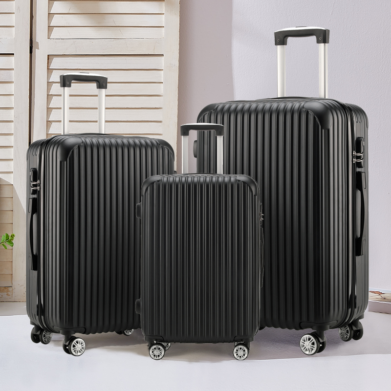 ファッション 20 24 28 インチセット 3 ピース搭乗旅行トラベル必需品ユニセックス ABS PC トロリーケース荷物