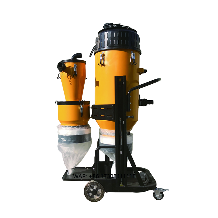 JS V3-X ハイパワーヘビーデューティ 3 モーター工業用湿式乾式掃除機、ほこりの掃除用