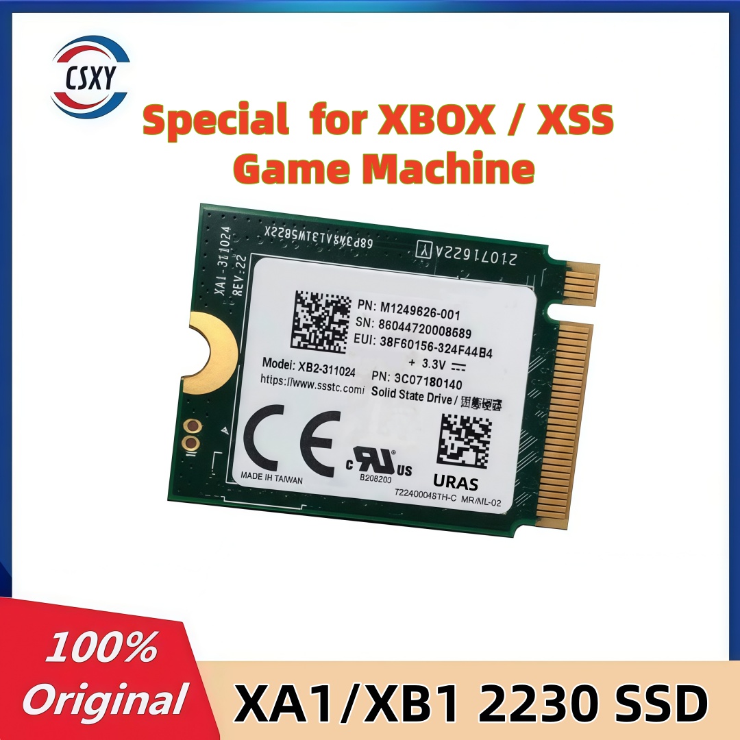 オリジナル 2230 SSD サポート Xbox シリーズ X/S 強化ゲーム XA1 / XA2 1TB 512GB M.2 PCIE 4.0X2 2230 ソリッドステートドライブ