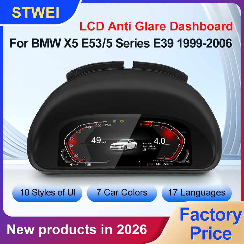 STWEI 2026 新製品 Facroy 価格デジタル Lcd 車のダッシュボード BMW 5 シリーズ E38 E39 X5 E53 計器クラスタパネルコックピット