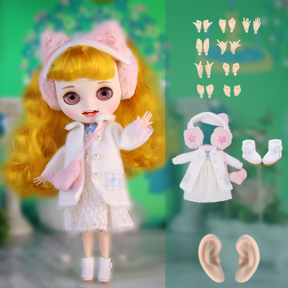 ICY DBS ブライス 1/6 bjd 人形ジョイントボディカスタム顔カラフルな髪特別な服と靴が含まれています