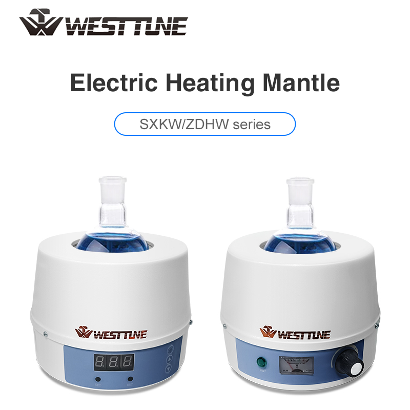 Westtune デジタル電気加熱マントル実験装置（温度調節器付き）220V 250/500/1000ml