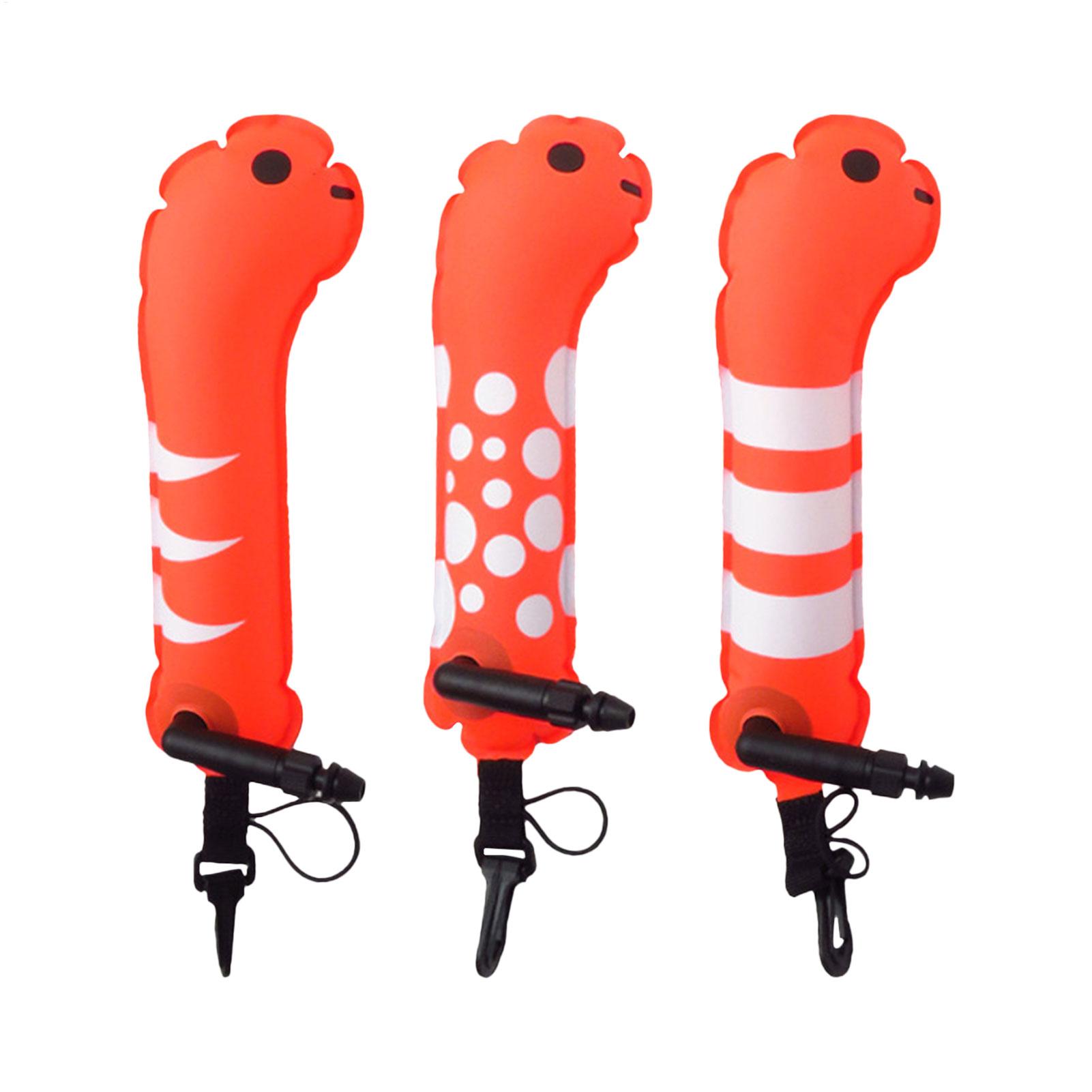 プールブイインフレータブル折りたたみダイビングトレーナー安全フロート漫画動物デザイン水泳プールライフのためのプルブイ