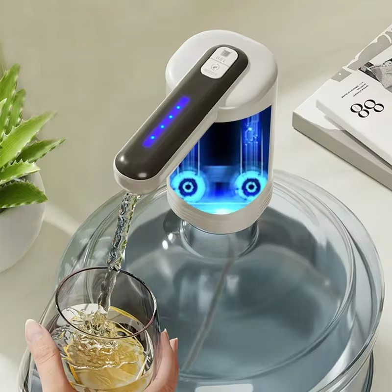 ダブルポンプ強力な自動ウォーターディスペンサーポータブル水ガロンボトルスイッチポンプ USB 充電家庭用キッチンオフィス