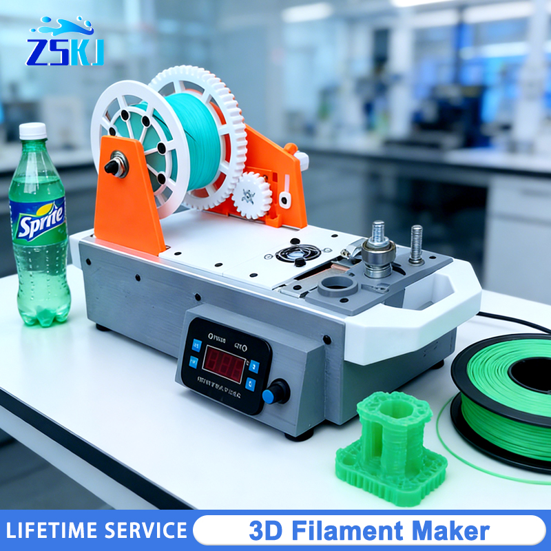 3D 印刷フィラメントメーカーマイクロ射出押出機プラスチックペットボトル 3D 印刷フィラメント製造機デスクトップ押出機
