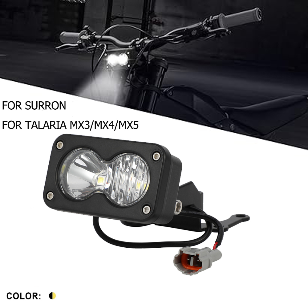オートバイのヘッドライトスポットライト Surron ライト蜂 S/X タラリア MX3 MX4 MX5 電動ダートバイクモトクロスアクセサリー