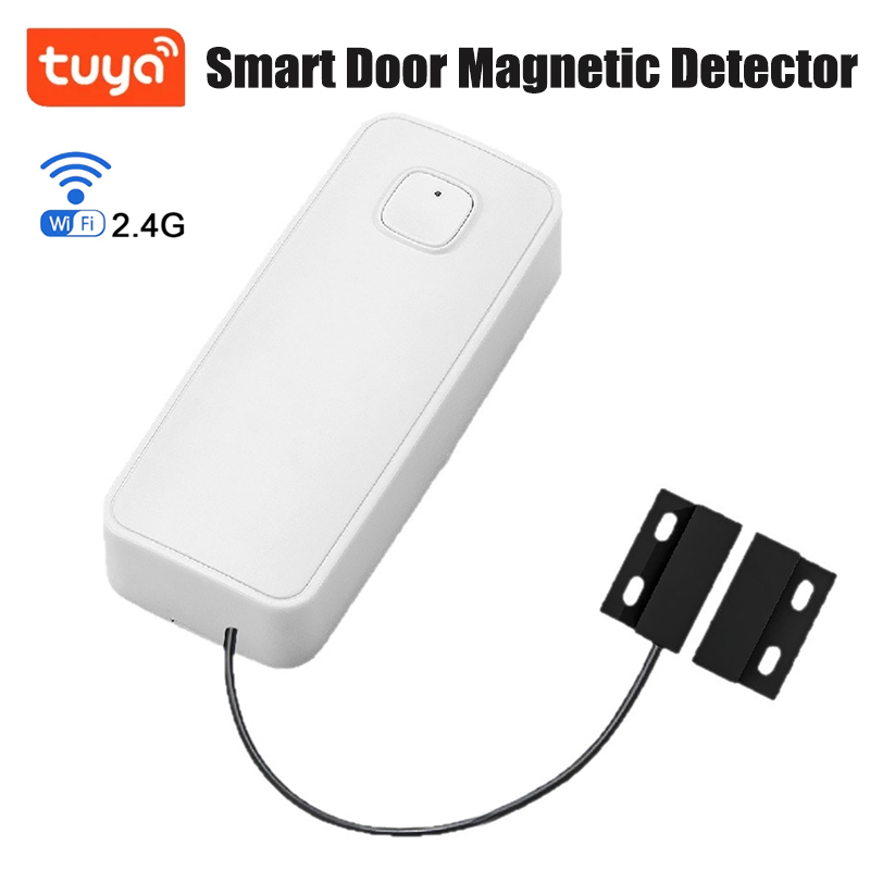 Tuya WIFI スマートドア窓磁気センサー開閉検出器セキュリティ警報ホーム盗難防止ドア鉄ローリングドアセンサー