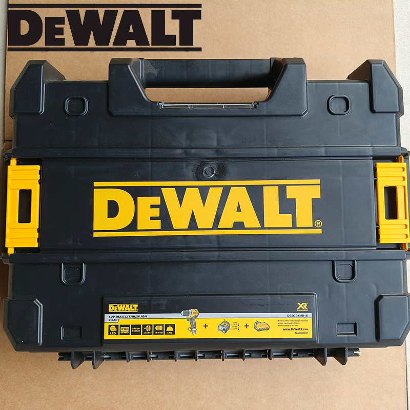 DEWALT ヘビーデューティ剛性ツールケース 43*34*13 センチメートル積み重ね可能な耐久性のあるオーガナイザーボックス電動工具アクセサリー