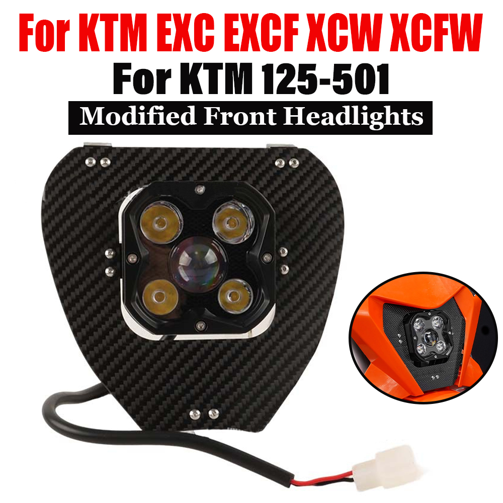 オートバイ LED 修正ヘッドライトアセンブリ KTM EXC 450 300 250 150 EXCF 350 XCW 300 XCF-W 2017 - 2023 アクセサリー