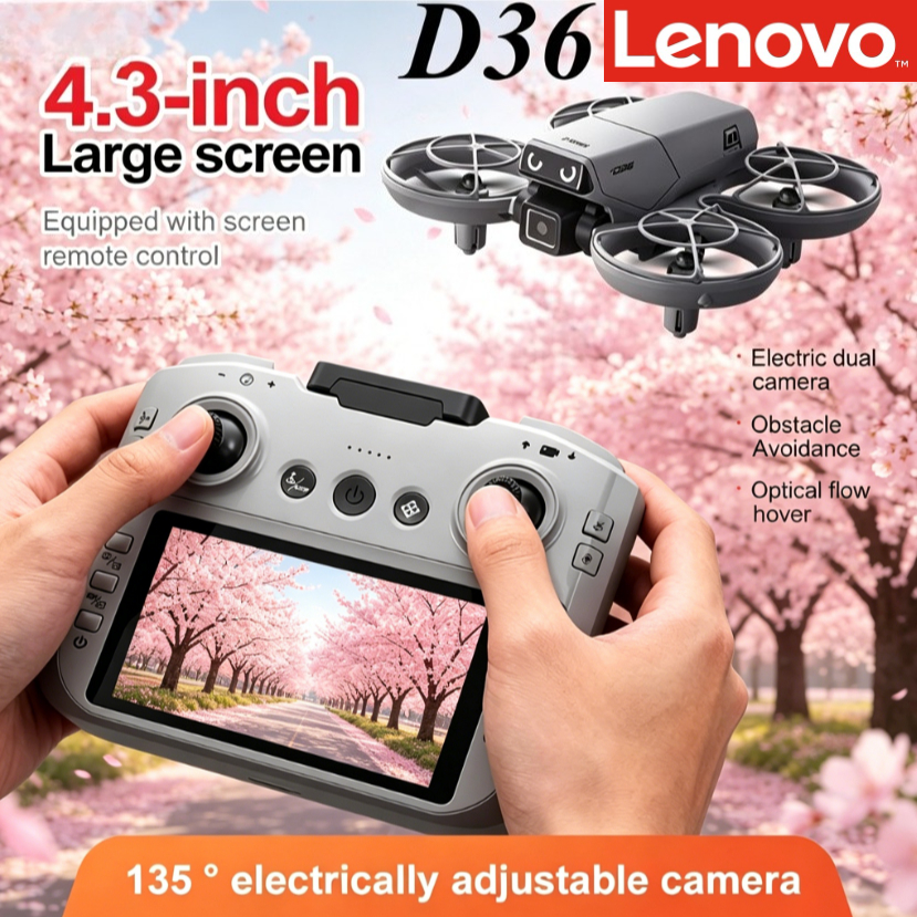 Lenovo D36 折りたたみ式 RC クアッドコプター 4K 8K ウルトラ HD デュアルカメラ 5G GPS 位置決めブラシレスモーター安定したホバリング屋外ドローン