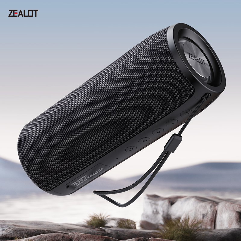 ZEALOT-S51 強力な Bluetooth スピーカー低音ワイヤレススピーカーサブウーファー防水サウンドボックスサポート TF、TWS、USB フラッシュドライブ