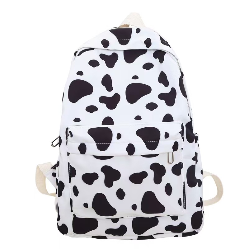 ファッション高品質キッズファッションバッグ子供スクールバッグ牛プリント少年少女のためのブティック十代の若者たち屋外バックパック