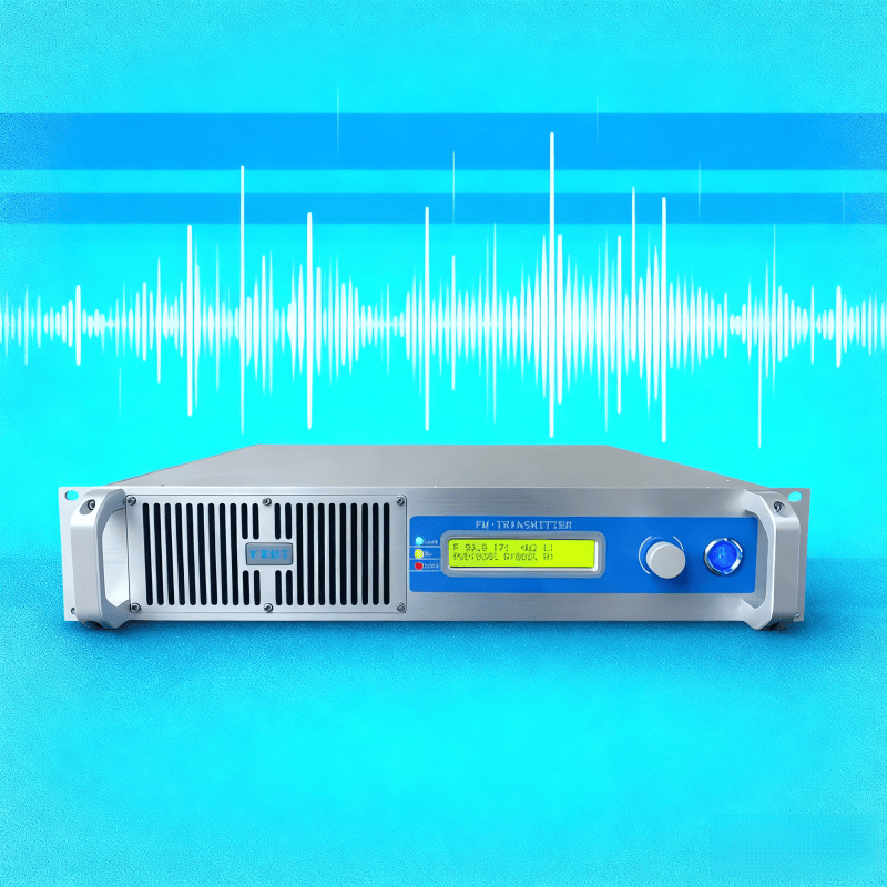 Worldwide Use 100-240V (Dual Voltage 110V&220V) YXHT-500W FM Transmitter - CD Sound, Durable, MPX, for School/Residential Area