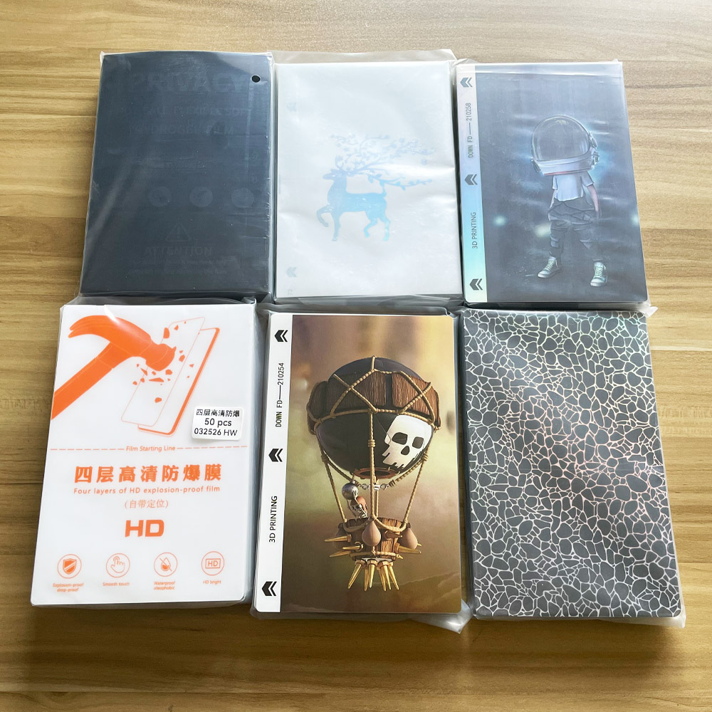 50 個 TPU HD プライバシーヒドロゲルフィルム自己修復スクリーンプロテクタープロッター用光沢マット覗き見防止マイカカットマシン用