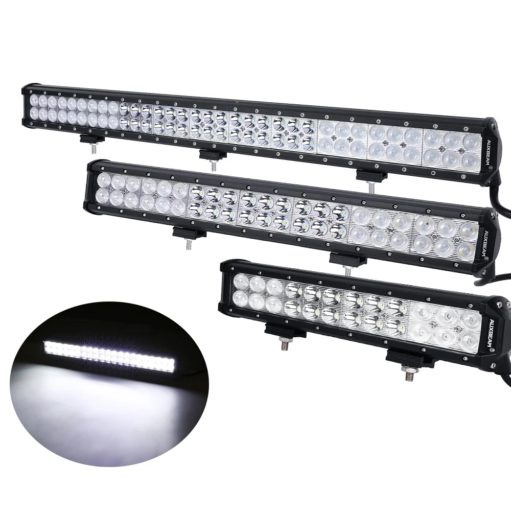 AUXBEAM CLASSIC-SM シリーズ LED ワークライトバーコンボビーム 12 /20 /32 インチデュアルロー 9-32V LED ライトバードライビングランプ