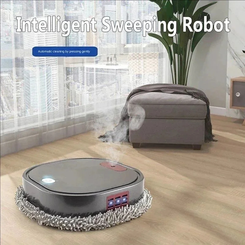 2024 新しい充電式スマートモップロボットスプレークリーナー乾湿両用 3 in 1 スイープおよびモップロボット掃除機家庭用モップロボット