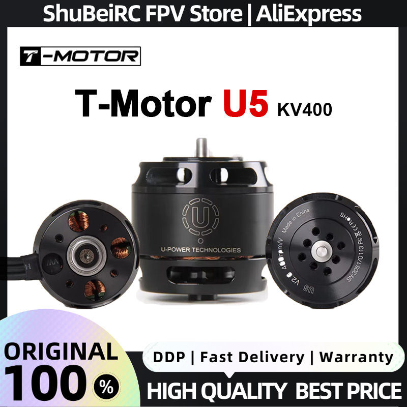 T-MOTOR U5 KV400 2kg ペイロード推力電動ブラシレス DC モーターマルチコプター Uav ドローンアクセサリー用