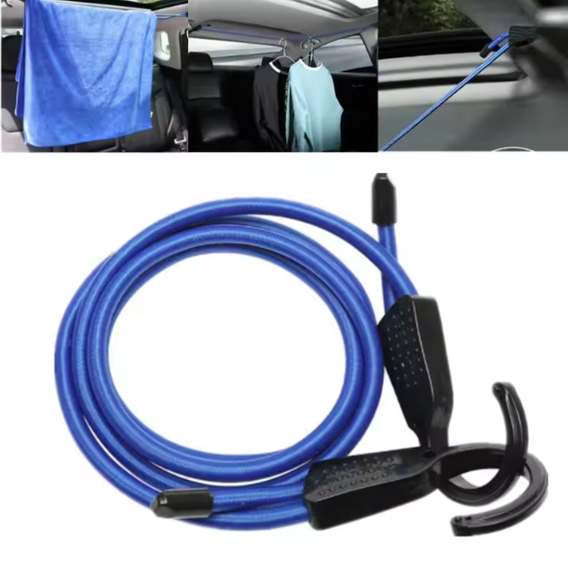 1.5 メートル弾性ストラップ調節可能なテンションベルト車の物干しフック貨物荷物ラッシングバックルロープオートバイ旅行用
