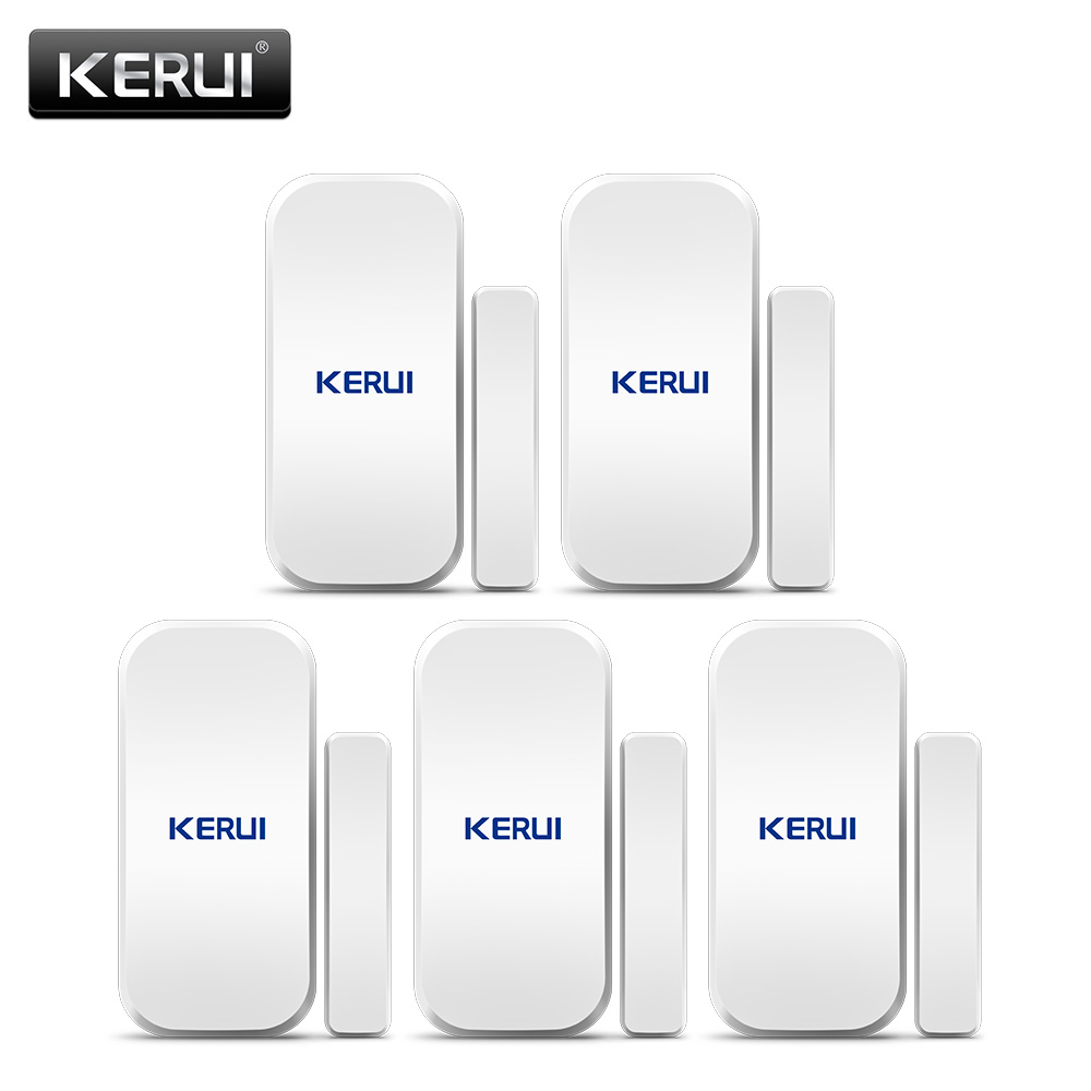 KERUI インテリジェントワイヤレスドアギャップ新白 433 Mhz 接触ワイヤレスドアウィンドウマグネットエントリー検出器センサーウィンドウセンサー
