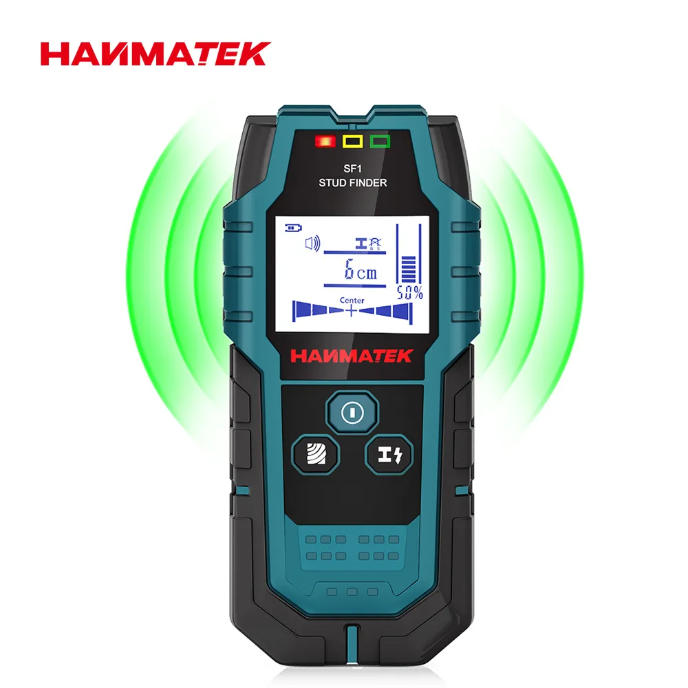 HANMATEK SF1 スタッドファインダー 木製スタッド 金属検出 ライブケーブルの検出 金属深さ測定ファインダー 壁検出器 スキャナー