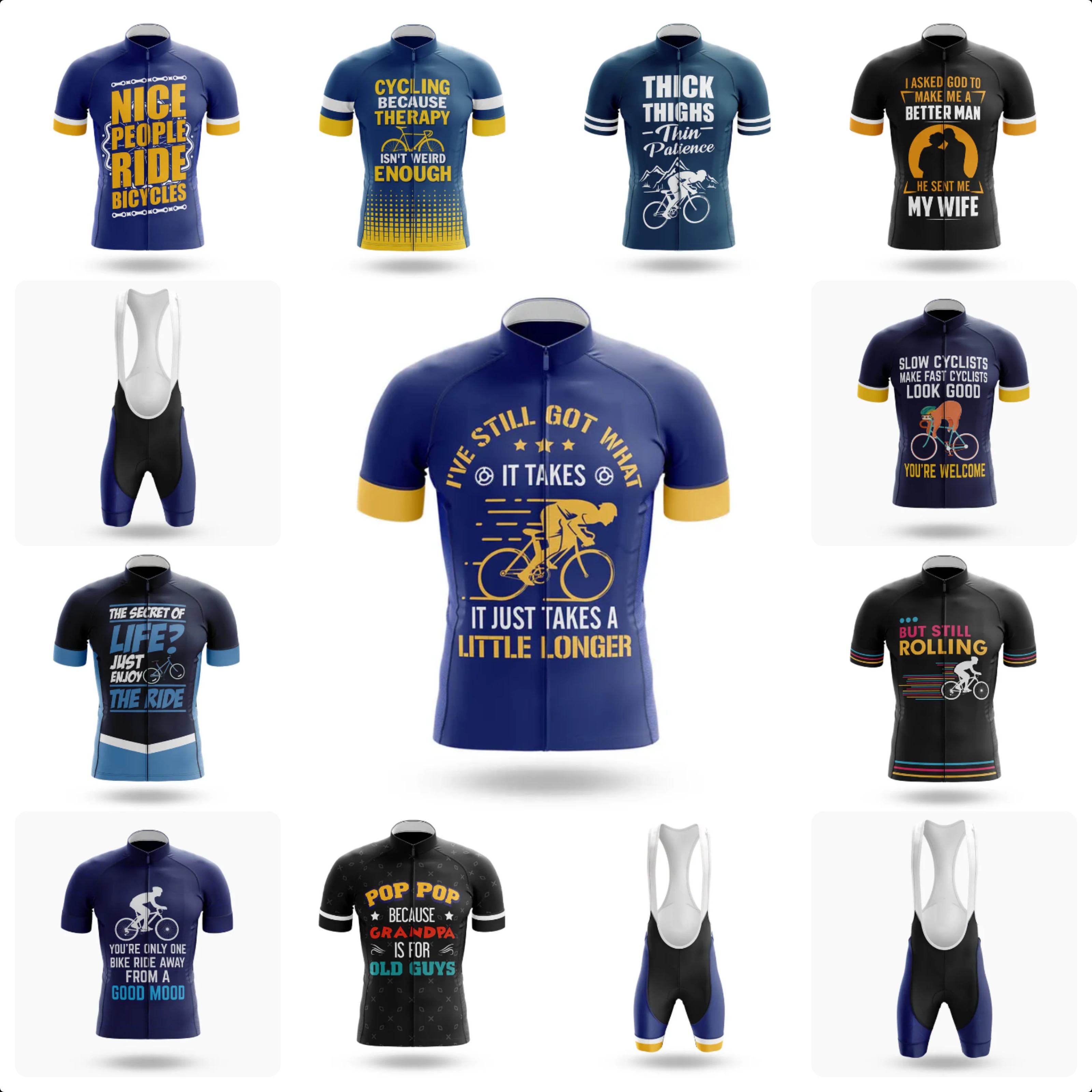 レトロ素敵な人サイクリングジャージ服 Mtb 男性衣料品専門のシャツショーツ男性ジャンパー夏バイクジャージよだれかけ
